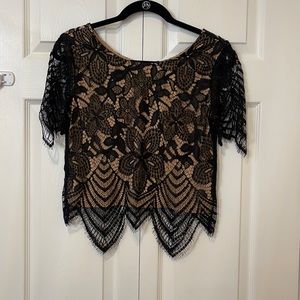 Express lace top